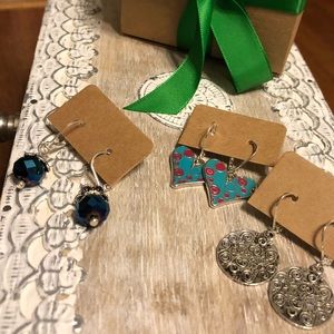 Three pairs of Earrings Brand New